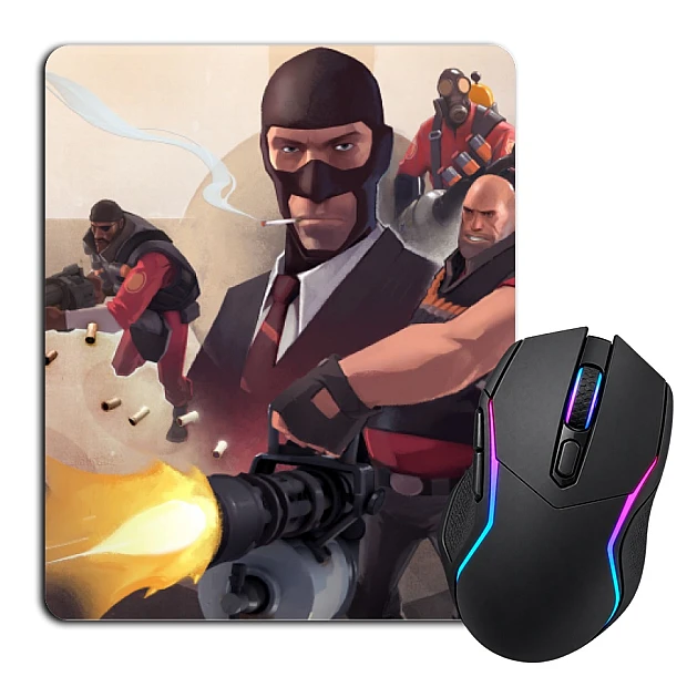 Mouse pad with print Team Fortress Hero Print