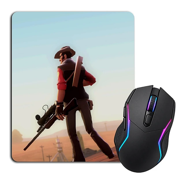 Mouse pad with print Team Fortress Theme