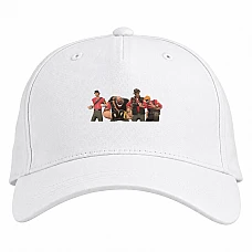Baseball cap with Print Team Fortress Heroes - white