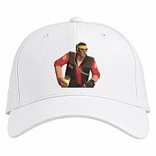 Baseball cap with Print Team Fortress Print - white