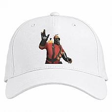 Baseball cap with Print Team Fortress Print Hero - white