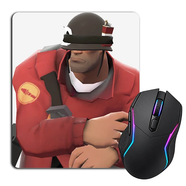 Mouse pad with print Team Fortress Theme Hero