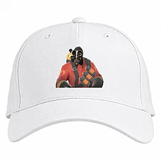 Baseball cap with Print Team Fortress Hero Theme Print - white