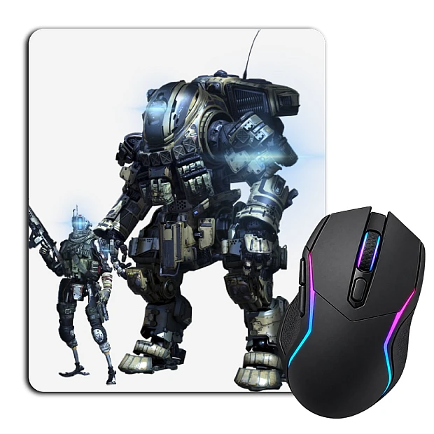 Mouse pad with print Titanfall Heroes