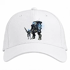 Baseball cap with Print Titanfall Heroes - white
