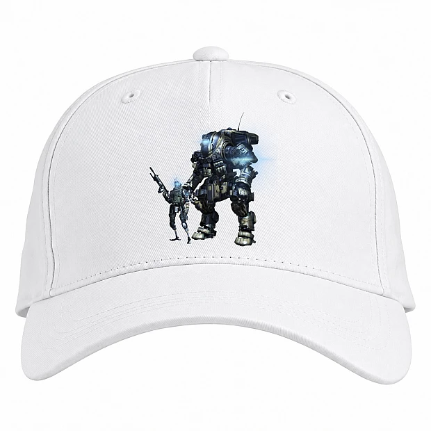 Baseball cap with Print Titanfall Heroes - white