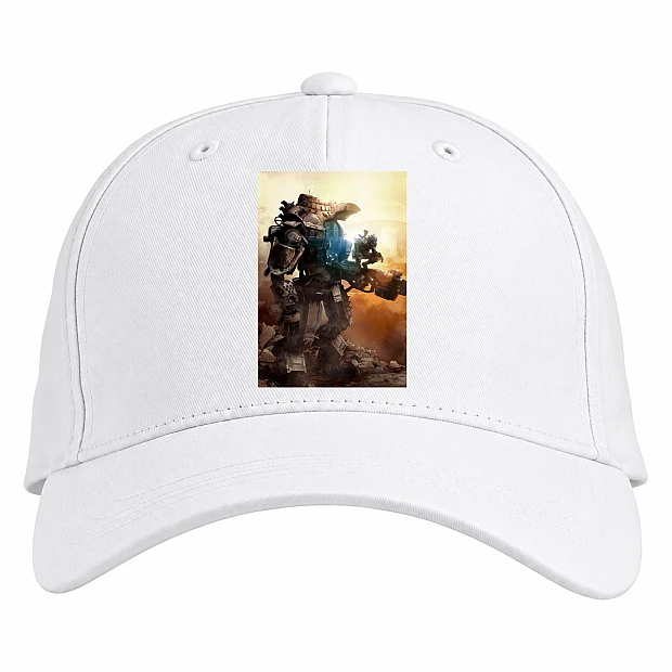 Baseball cap with Print Titanfall Print - white