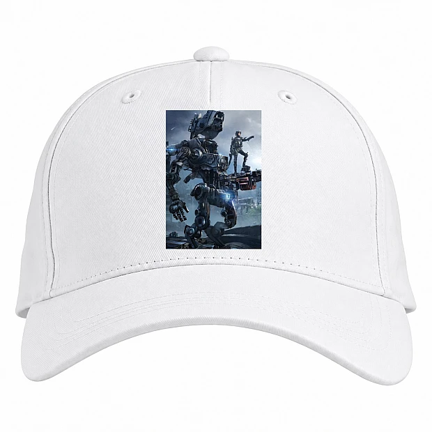 Baseball cap with Print Titanfall Theme - white