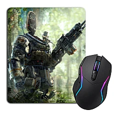 Mouse pad with print Titanfall Hero Print