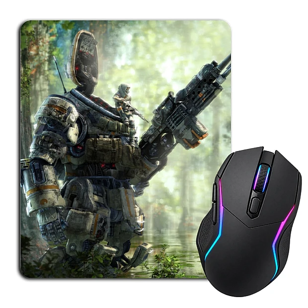 Mouse pad with print Titanfall Hero Print