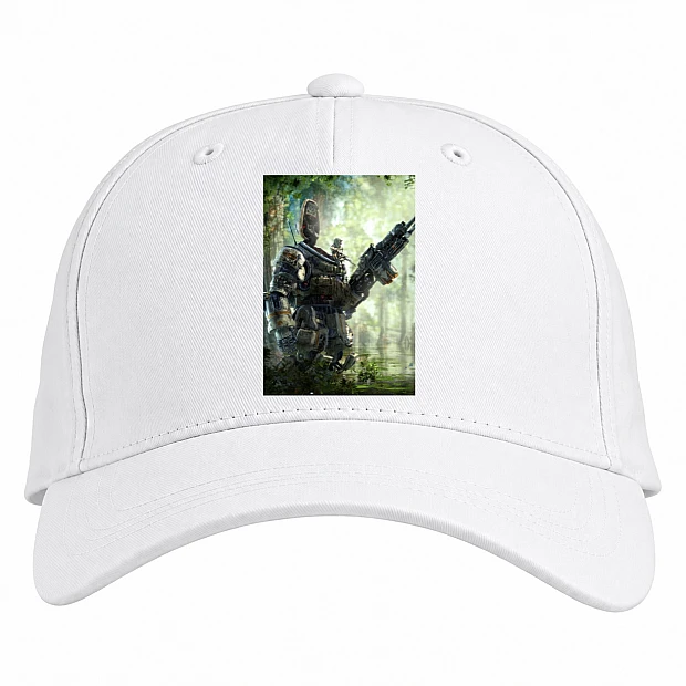 Baseball cap with Print Titanfall Hero Print - white