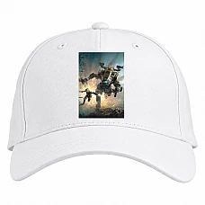 Baseball cap with Print Titanfall Heroes Print - white