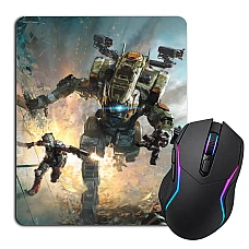 Mouse pad with print Titanfall Heroes Print