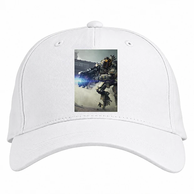 Baseball cap with Print Titanfall Battle Hero - white