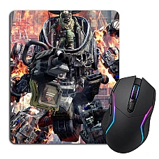 Mouse pad with print Titanfall Battle Hero Print
