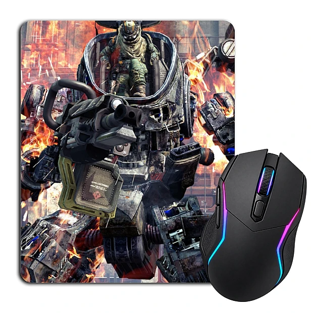 Mouse pad with print Titanfall Battle Hero Print