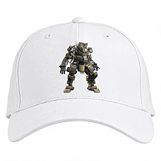 Baseball cap with Print Titanfall Creature - white