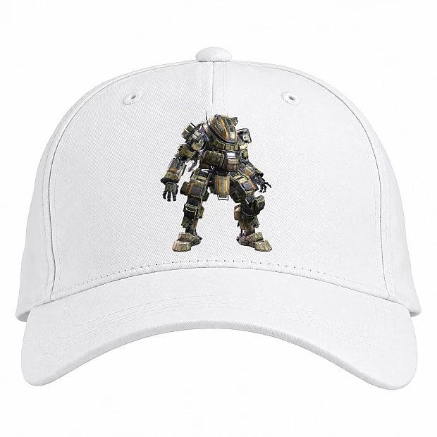 Baseball cap with Print Titanfall Creature - white