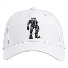 Baseball cap with Print Titanfall Creature Print - white