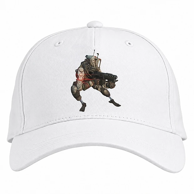 Baseball cap with Print Titanfall Theme Createre - white