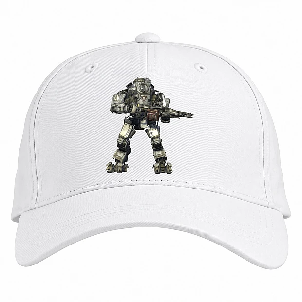 Baseball cap with Print Titanfall Game Creature - white