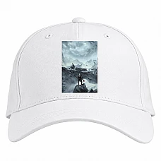 Baseball cap with Print The Elder Scrolls Print - white