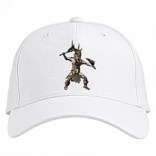Baseball cap with Print The Elder Scrolls Outcast - white