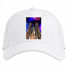 Baseball cap with Print The Elder Scrolls Statue To Meridia - white