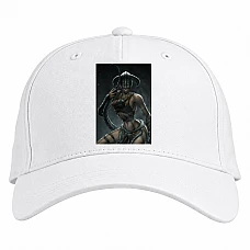 Baseball cap with Print The Elder Scrolls Theme Hero Girl - white