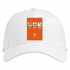 Baseball cap with Print The Elder Scrolls Fun Print - white