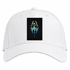 Baseball cap with Print The Elder Scrolls Skyrim Logo Print - white