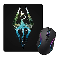 Mouse pad with print The Elder Scrolls Skyrim Logo Print