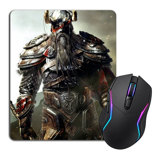 Mouse pad with print The Elder Scrolls Warrior