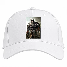 Baseball cap with Print The Elder Scrolls Warrior - white