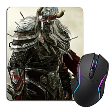 Mouse pad with print The Elder Scrolls Warrior Print