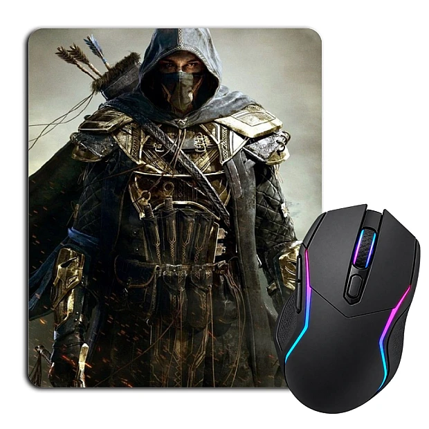 Mouse pad with print The Elder Scrolls Archer Hero