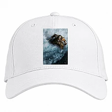 Baseball cap with Print The Elder Scrolls Strong Hero - white