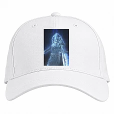 Baseball cap with Print The Elder Scrolls Ghost - white
