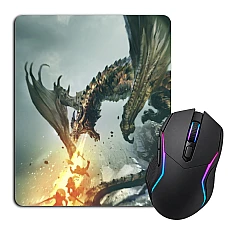 Mouse pad with print The Elder Scrolls Dragon Fire