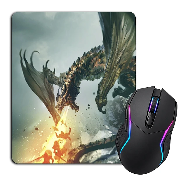 Mouse pad with print The Elder Scrolls Dragon Fire