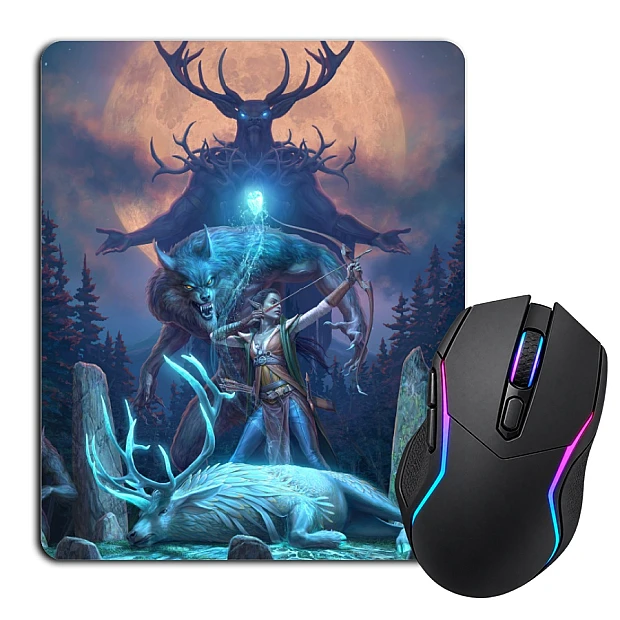 Mouse pad with print The Elder Scrolls Hircine Print