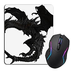 Mouse pad with print The Elder Scrolls Dragon Logo