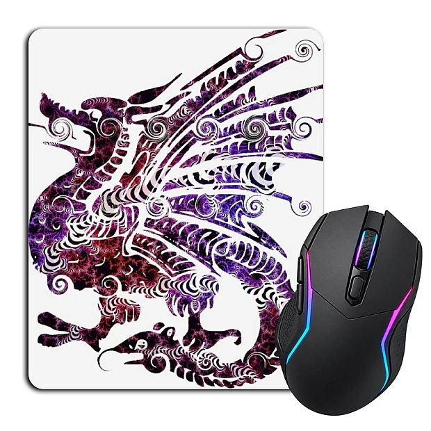 Mouse pad with print The Elder Scrolls Magic Dragon Print