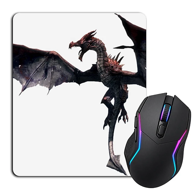 Mouse pad with print The Elder Scrolls Theme Dragon Print