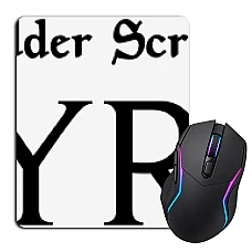 Mouse pad with print The Elder Scrolls Skyrim Main Logo