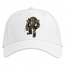 Baseball cap with Print The Elder Scrolls Dwemer Edition Print - white