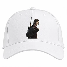 Baseball cap with Print The Last Of Us Ellie - white