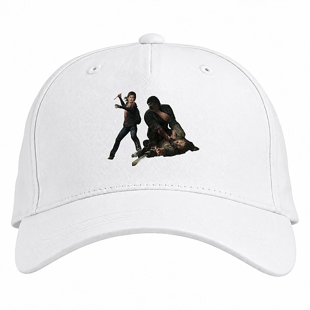 Baseball cap with Print The Last Of Us Print - white