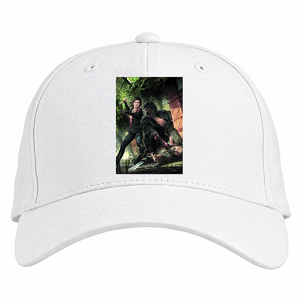 Baseball cap with Print The Last Of Us Theme - white