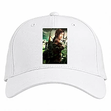 Baseball cap with Print The Last Of Us Ellie Print - white